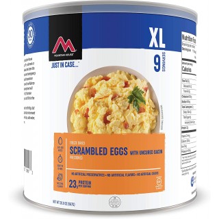 MOUNTAIN HOUSE яичница с беконом Scrambled eggs в упаковке #10 MOUNTAIN HOUSE яичница с беконом Scrambled eggs в упаковке #10