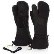 MINUS33 Варежка с тремя пальцами из шерсти и кожи HEAVYWEIGHT THREE FINGER GUIDE MITTEN