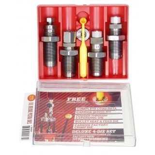 LEE PRECISION Набор матриц Carbide Deluxe Pistol 4-Die Set LEE PRECISION Набор матриц Carbide Deluxe Pistol 4-Die Set