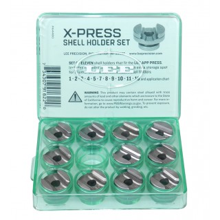 LEE PRECISION Набор шеллхолдеров Set of X-Press Shell Holders LEE PRECISION Набор шеллхолдеров Set of X-Press Shell Holders
