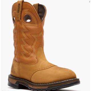 ROCKY Водонепроницаемые ковбойские сапоги для верховой езды Original Ride Branson Saddle Roper Waterproof Western Boot ROCKY Водонепроницаемые ковбойские сапоги для верховой езды Original Ride Branson Saddle Roper Waterproof Western Boot