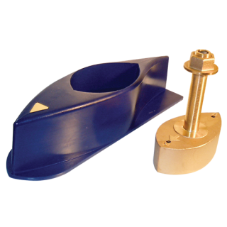 FURUNO Трансдьюсер 526T-HD Bronze Broadband Thru-Hull Transducer w/ Temp and Hi-Speed Fairing Block FURUNO Трансдьюсер 526T-HD Bronze Broadband Thru-Hull Transducer w/ Temp and Hi-Speed Fairing Block