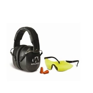 WALKER'S Шумоподавляющие наушники в комплекте с очками и берушами EXT Safety Combo Kit WALKER'S Шумоподавляющие наушники в комплекте с очками и берушами EXT Safety Combo Kit