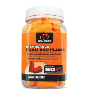 WALKER'S Пенные Беруши – Банка 50 Пар Foam Ear Plugs – 50 Pair Jar WALKER'S Пенные Беруши – Банка 50 Пар Foam Ear Plugs – 50 Pair Jar
