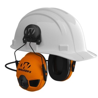WALKER'S Шумоподавляющие наушники с креплением на каску Hardhat Mounted Electronic Ear Muff – Blaze Orange WALKER'S Шумоподавляющие наушники с креплением на каску Hardhat Mounted Electronic Ear Muff – Blaze Orange