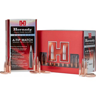 HORNADY Пули A-Tip Match Bullets Metallic Tip HORNADY Пули A-Tip Match Bullets Metallic Tip