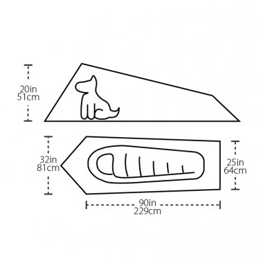 BIG AGNES Бивуачный мешок Three Wire Bivy купить в магазине ...