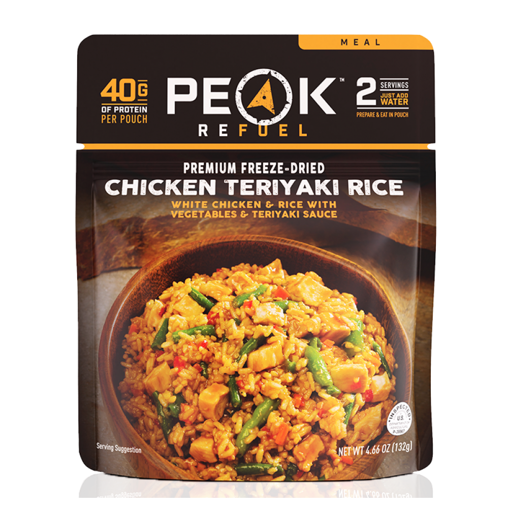 PEAK FUEL Курятина с рисом и овощами под соусом Терияки Chicken Teriyaki  Riceкупить в спортивном гипермаркете Sportmegashop.com