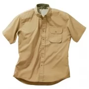 BOB ALLEN Рубашка с коротким рукавом Vented Mesh-Back Shooting Shirt