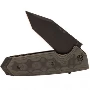 HOGUE складной нож EX02 Fld 3.375" TB Flip Brsh Fin GMGrn