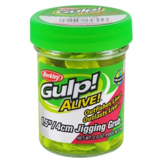 BERKLEY Твистер Gulp! Alive!® Jigging Grub BERKLEY Твистер Gulp! Alive!® Jigging Grub