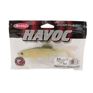 BERKLEY HVMSF5-SWG HVC SICK FISH 5.5IN SWAMP GAS BERKLEY HVMSF5-SWG HVC SICK FISH 5.5IN SWAMP GAS
