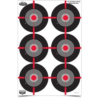 BIRCHWOOD CASEY DB 12"x18" Multiple Bull's-Eye Tgt-8 Tgt BIRCHWOOD CASEY DB 12"x18" Multiple Bull's-Eye Tgt-8 Tgt