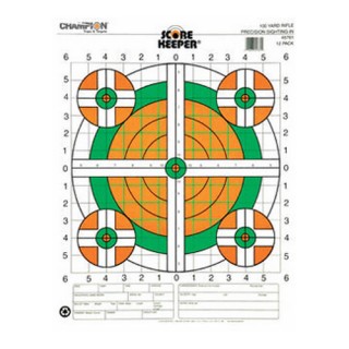CHAMPION TRAPS AND TARGETS 100 Yd Sightin Rifle, Flourescent (100Pk) CHAMPION TRAPS AND TARGETS 100 Yd Sightin Rifle, Flourescent (100Pk)