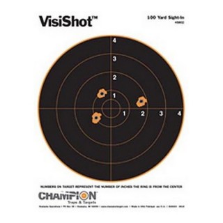 CHAMPION TRAPS AND TARGETS VisiShot 3" Trgt 25Yd SmBr/10/pk CHAMPION TRAPS AND TARGETS VisiShot 3" Trgt 25Yd SmBr/10/pk