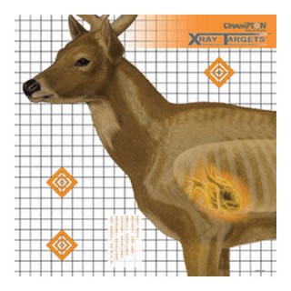 CHAMPION TRAPS AND TARGETS Deer Target 25X25(6/Pk) CHAMPION TRAPS AND TARGETS Deer Target 25X25(6/Pk)