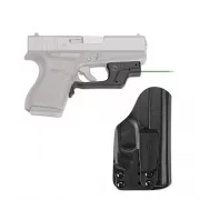 CRIMSON TRACE Накладка на спусковую дугу с лазерным целеуказателем Laserguard- Glock 42, 43-Green w/Holster
