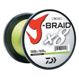 DAIWA J-Braid 8lb Chartreuse 1500m DAIWA J-Braid 8lb Chartreuse 1500m