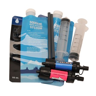 SAWYER PRODUCTS система фильтрации воды Mini (2 шт, синий и розовый)