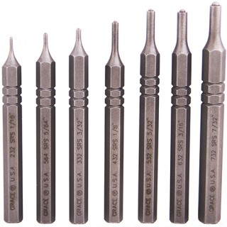 GRACE USA Набор укороченных стальных цилиндрических выколоток Steel Short Roll Spring Punch set GRACE USA Набор укороченных стальных цилиндрических выколоток Steel Short Roll Spring Punch set