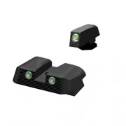 HIVIZ SHOOTING SYSTEMS Целик с мушкой NITESIGHT™ Tritium Front & Rear Set для Glock 9 и 10мм, .40 S&W, .357 Sig