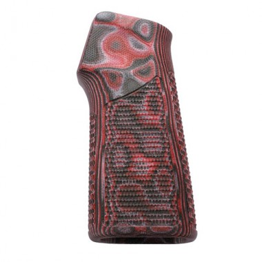 HOGUE AR15 15 DEG NFG Prha G10 Red Lava