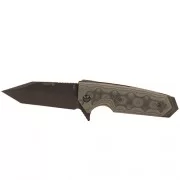 HOGUE складной нож EX02 Fld 3.375" TB Flip Brsh Fin GMGrn