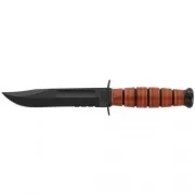 KA-BAR Боевой нож Single Mark Short Fighting/Utility Knife, Serrated