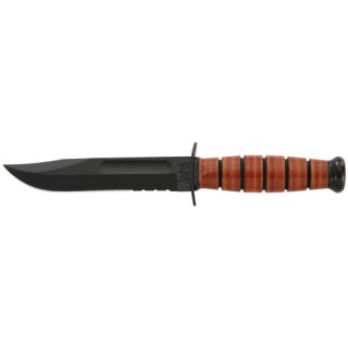 KA-BAR Боевой нож Single Mark Short Fighting/Utility Knife, Serrated KA-BAR Боевой нож Single Mark Short Fighting/Utility Knife, Serrated