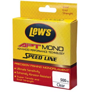 LEWS FISHING LAPTM25CL,APT Speed Mono 500Yds Clear(Bx) LEWS FISHING LAPTM25CL,APT Speed Mono 500Yds Clear(Bx)