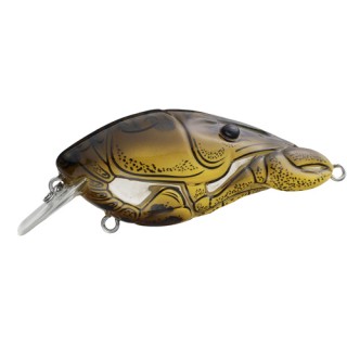 LIVETARGET LURES Crawfish Squarebill,brown/yellow,#6 LIVETARGET LURES Crawfish Squarebill,brown/yellow,#6