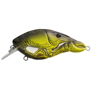 LIVETARGET LURES Crawfish Squarebill,brown/chartreuse,#6 LIVETARGET LURES Crawfish Squarebill,brown/chartreuse,#6