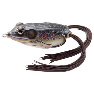 LIVETARGET LURES Frog Hollow Body,brown/black,2/O LIVETARGET LURES Frog Hollow Body,brown/black,2/O