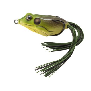 LIVETARGET LURES Frog Hollow Body,green/brown,2/O LIVETARGET LURES Frog Hollow Body,green/brown,2/O