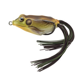 LIVETARGET LURES Frog Hollow Body,green/sienna,2/O LIVETARGET LURES Frog Hollow Body,green/sienna,2/O