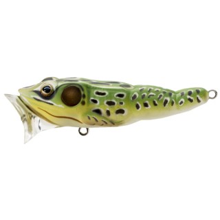 LIVETARGET LURES Frog Popper,green/yellow,#6 LIVETARGET LURES Frog Popper,green/yellow,#6