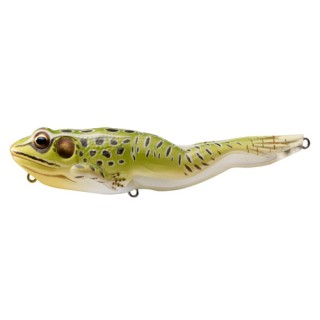 LIVETARGET LURES Frog Walking Bait,green/yellow,#2 LIVETARGET LURES Frog Walking Bait,green/yellow,#2