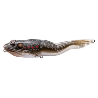 LIVETARGET LURES Frog Walking Bait,brown/black,#2 LIVETARGET LURES Frog Walking Bait,brown/black,#2