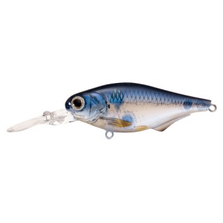 LIVETARGET LURES Gizzard Shad Crankbait,ghost/blue,#6 LIVETARGET LURES Gizzard Shad Crankbait,ghost/blue,#6