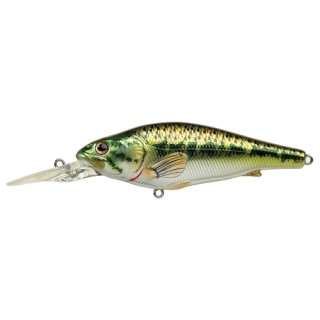 LIVETARGET LURES Largemouth Bass Crankbait,metllic/glss,#6 LIVETARGET LURES Largemouth Bass Crankbait,metllic/glss,#6