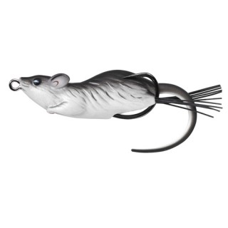 LIVETARGET LURES Field Mouse Hollow Body,black/white,2/O LIVETARGET LURES Field Mouse Hollow Body,black/white,2/O