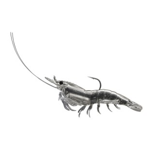 LIVETARGET LURES Rigged Shrimp Soft Plstc,clear shrimp,2/0 LIVETARGET LURES Rigged Shrimp Soft Plstc,clear shrimp,2/0