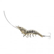 LIVETARGET LURES Shrimp Hybrid Bait,clear shrimp,#4,#2