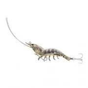 LIVETARGET LURES Shrimp Hybrid Bait,clear shrimp,#8,#6