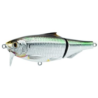 LIVETARGET LURES Scaled Sardine Wakebait,natural/metlic,2 LIVETARGET LURES Scaled Sardine Wakebait,natural/metlic,2