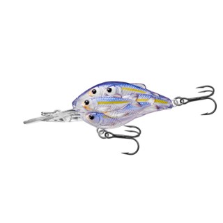LIVETARGET LURES Yearling BB Crankbait,pearl/violet shad,6 LIVETARGET LURES Yearling BB Crankbait,pearl/violet shad,6