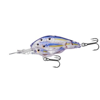 LIVETARGET LURES Yearling BB Crankbait,pearl/violet shad,4 LIVETARGET LURES Yearling BB Crankbait,pearl/violet shad,4
