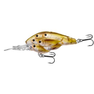 LIVETARGET LURES Yearling BB Crankbait,pearl/olive shad,#4 LIVETARGET LURES Yearling BB Crankbait,pearl/olive shad,#4