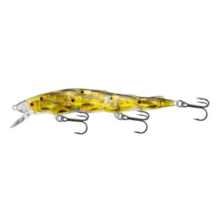 LIVETARGET LURES Yearling Baitball Jerkbait,gold/black,#6 LIVETARGET LURES Yearling Baitball Jerkbait,gold/black,#6