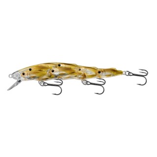 LIVETARGET LURES Yearling BB Jerkbait,pearl/olive shad,#6 LIVETARGET LURES Yearling BB Jerkbait,pearl/olive shad,#6
